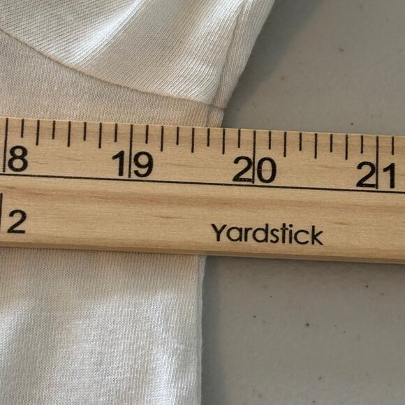 J. Jill Women's Small Ivory Black Embroidered Boho Bell Sleeve Tunic Top Shirt - Picture 6 of 11